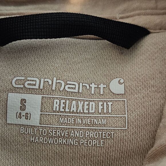 Carhartt hoodie womens small Pink Long Sleeve Hood EUC S 4/6 - Picture 6 of 6